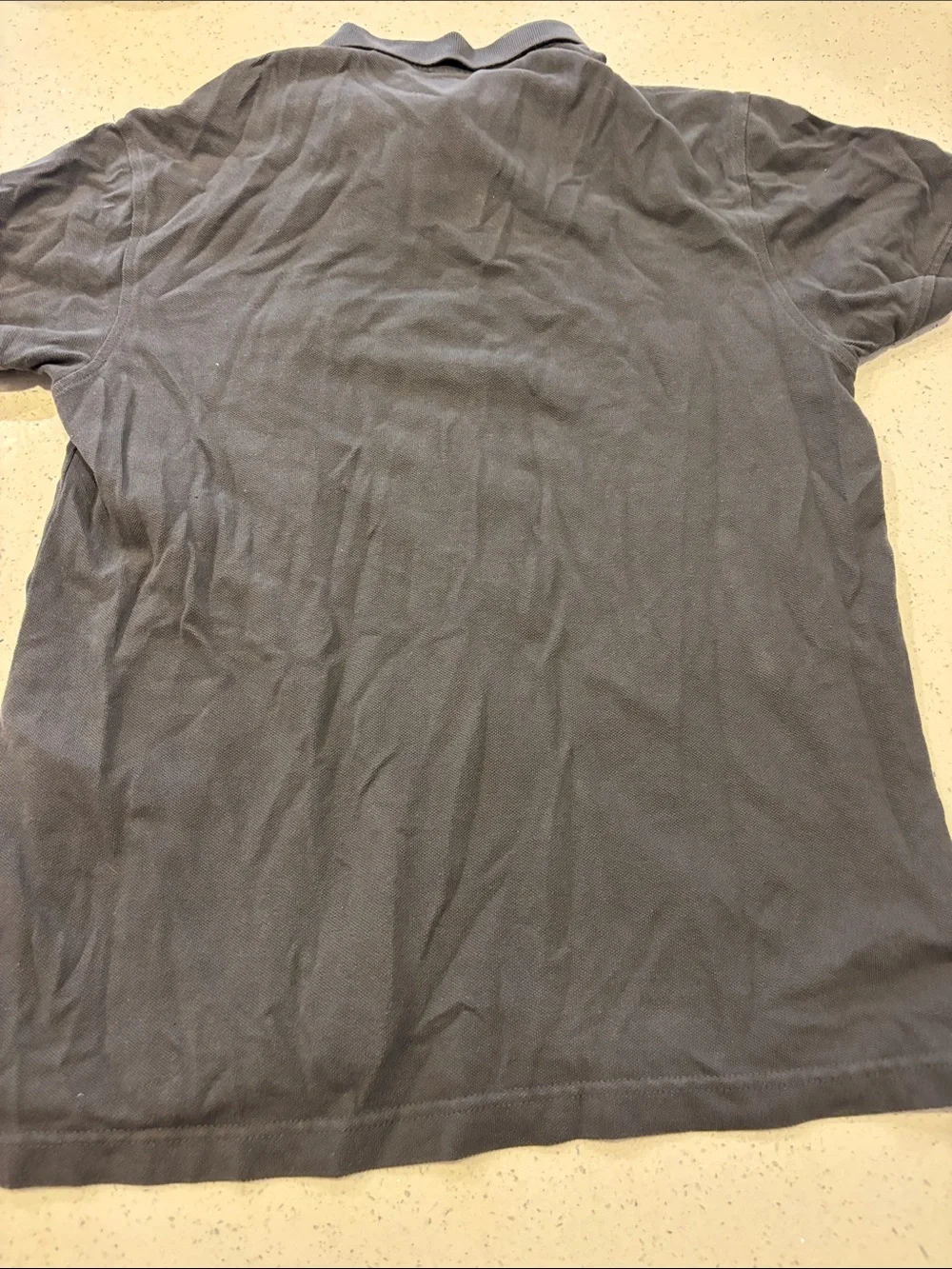 Levi's Men's Charcoal Polo with Red Logo